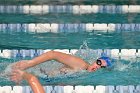 Swimming vs Babson  Wheaton College Swimming vs Babson College. - Photo By: KEITH NORDSTROM : Wheaton, Swimming, Babson